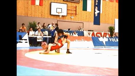 Double leg down and turn over - Wrestling - Voula Zigouri 14
