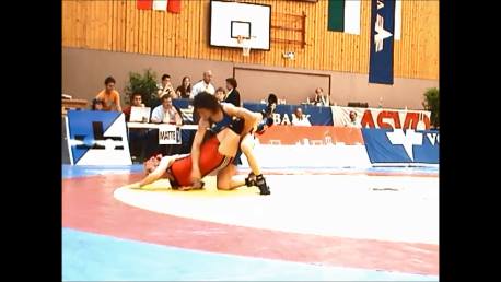 Double leg down and turn over - Wrestling - Voula Zigouri 15