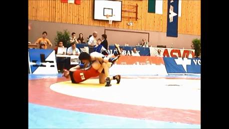 Double leg down and turn over - Wrestling - Voula Zigouri 17