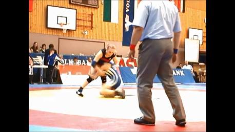 Double leg down and turn over - Wrestling - Voula Zigouri 3