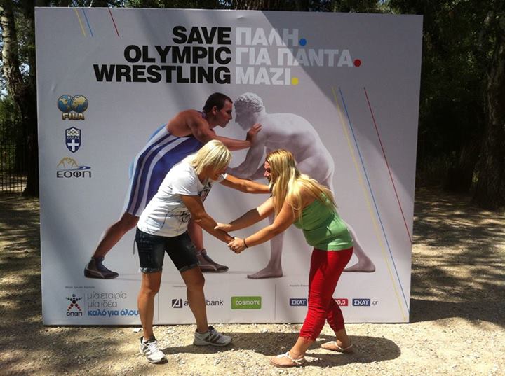 Save Olympic Wrestling - Voula Zigouri 3