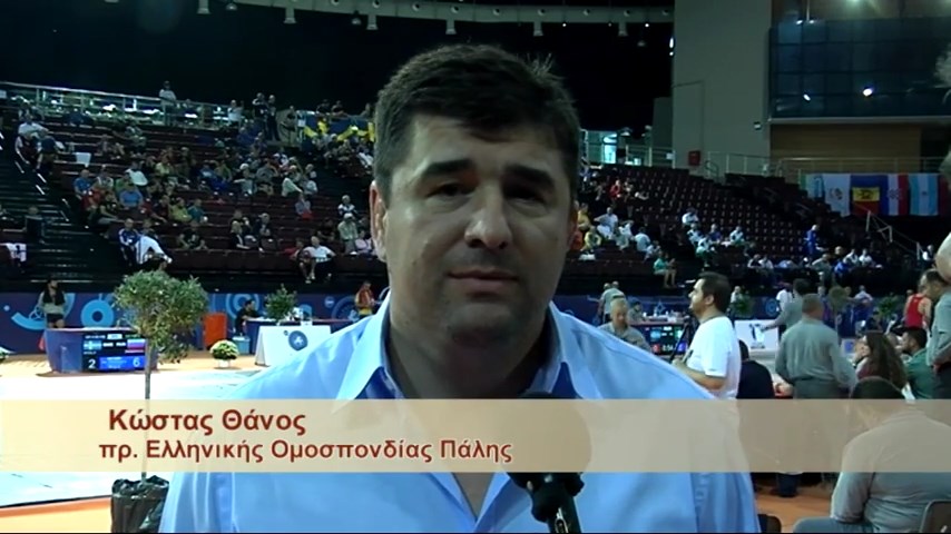 Παγκόσμιο Πρωτάθλημα Πάλης Βετεράνων Αθήνα 2015 - Κώστας Θάνος