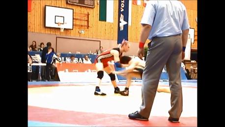 Double leg down and turn over - Wrestling - Voula Zigouri 1