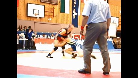 Double leg down and turn over - Wrestling - Voula Zigouri 2