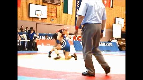 Double leg down and turn over - Wrestling - Voula Zigouri 4