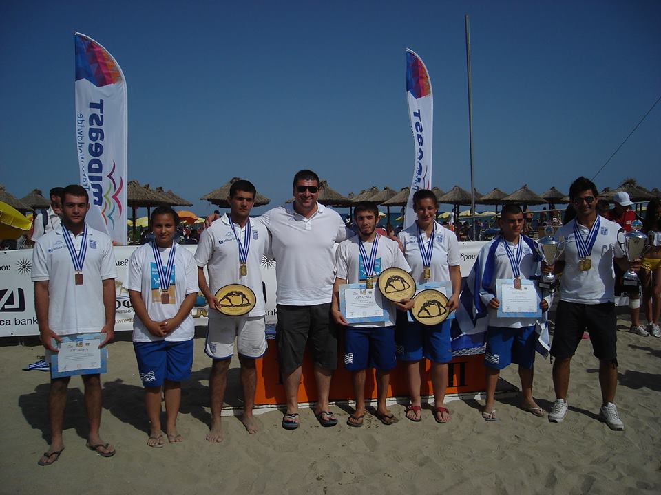 Παγκόσμιο Πρωτάθλημα Πάλης στην άμμο Κατερίνη 2014