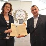 Μνημόνιο συνεργασίας Συλλόγων Ολυμπιονικών Ελλάδας Γεωργίας 1