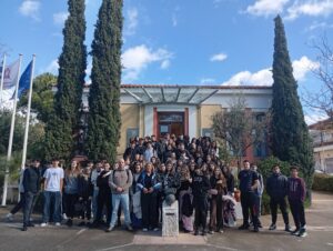 Η Βούλα Ζυγούρη στο Μουσείο Μαραθωνίου Δρόμου